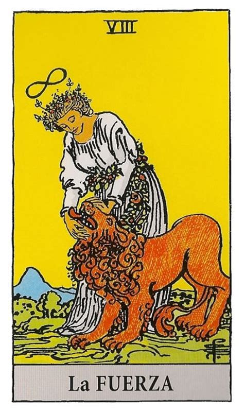 LA FUERZA Carta del Tarot: Significado, Figura y。